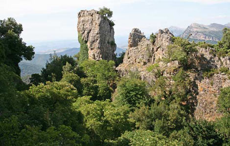 Orgosolo (NU), Monte Novo San Giovanni, uno scorcio roccioso