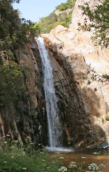 S. Pietro Paradiso (CA), cascata Murta Sterria 
