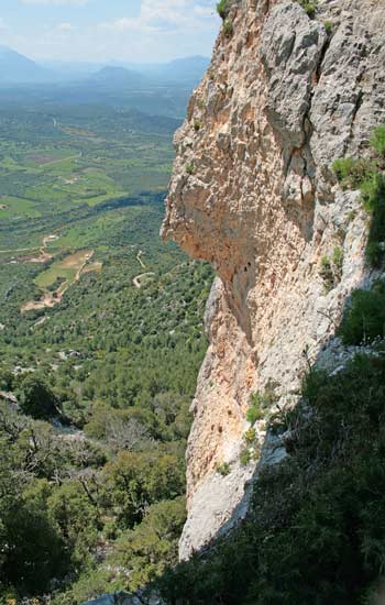 GaltellÃ¬ (NU), Sa Preda Istampada, la vallata sottostante 